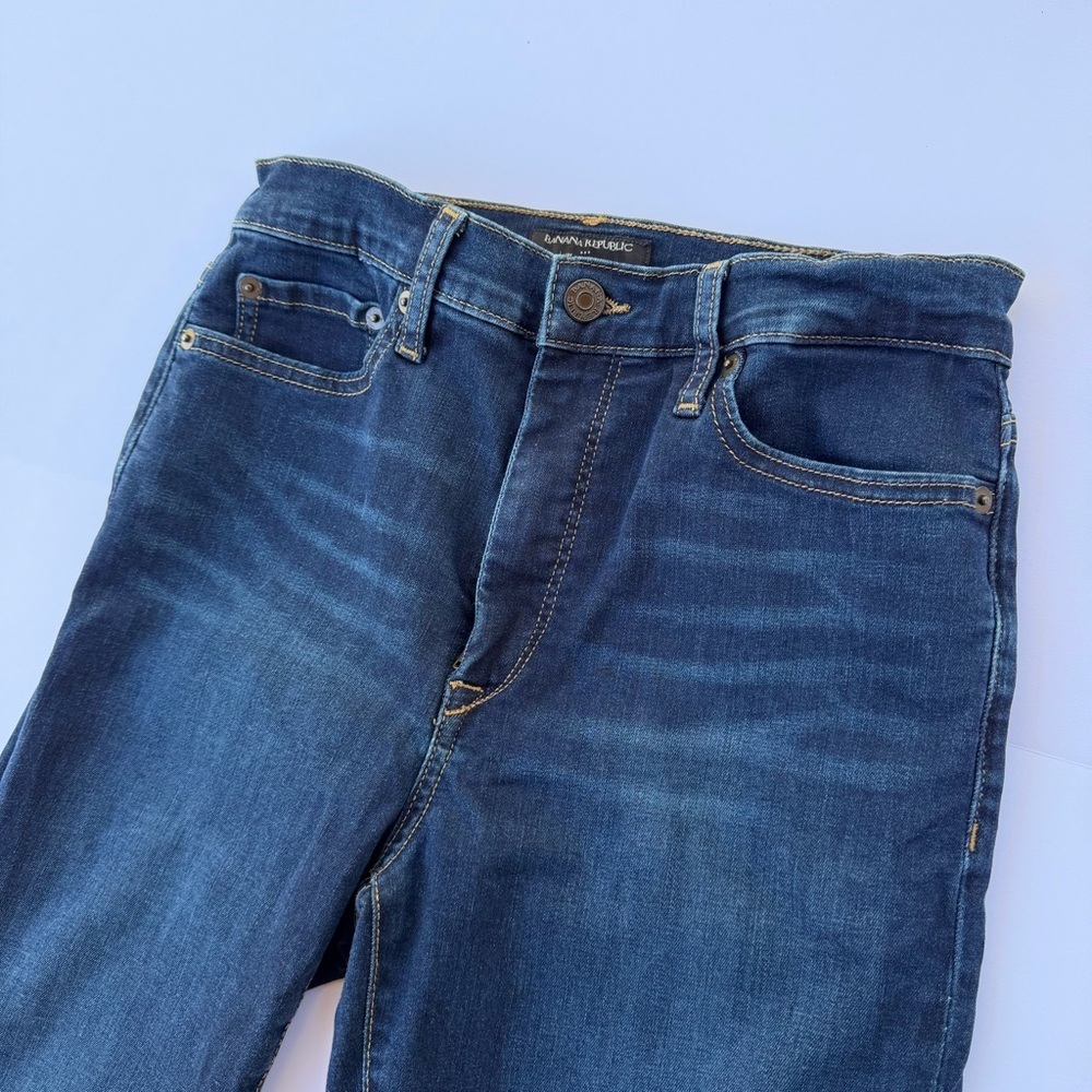 Woman’s Banana Republic High Rise Skinny Jeans Size 27/4​​ - Picture 2 of 8